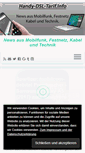 Mobile Screenshot of handy-dsl-tarif.info